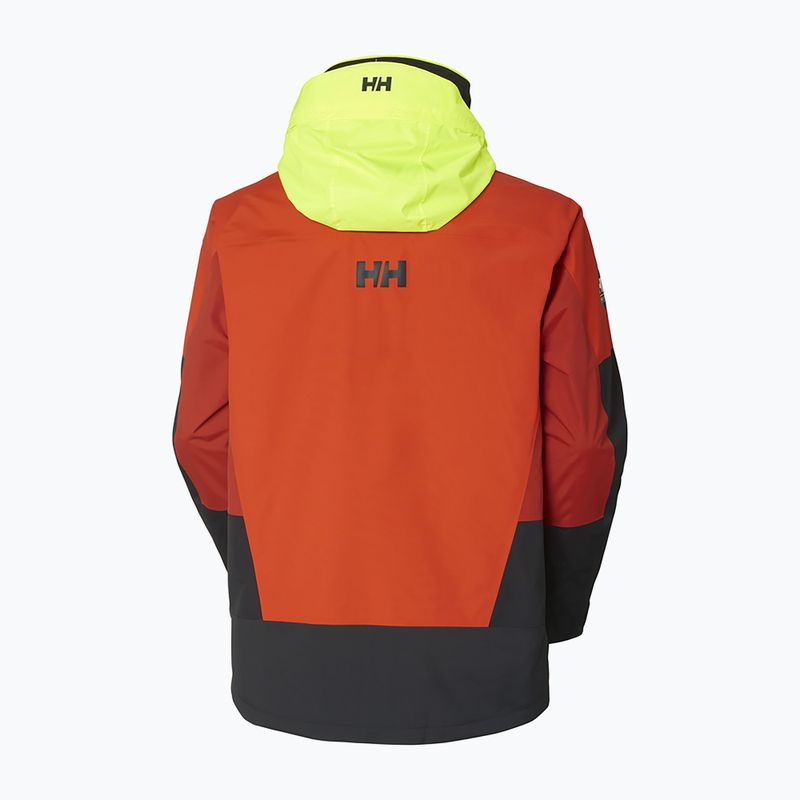 Pánská jachtařská bunda Helly Hansen Newport Coastal patrol orange 8