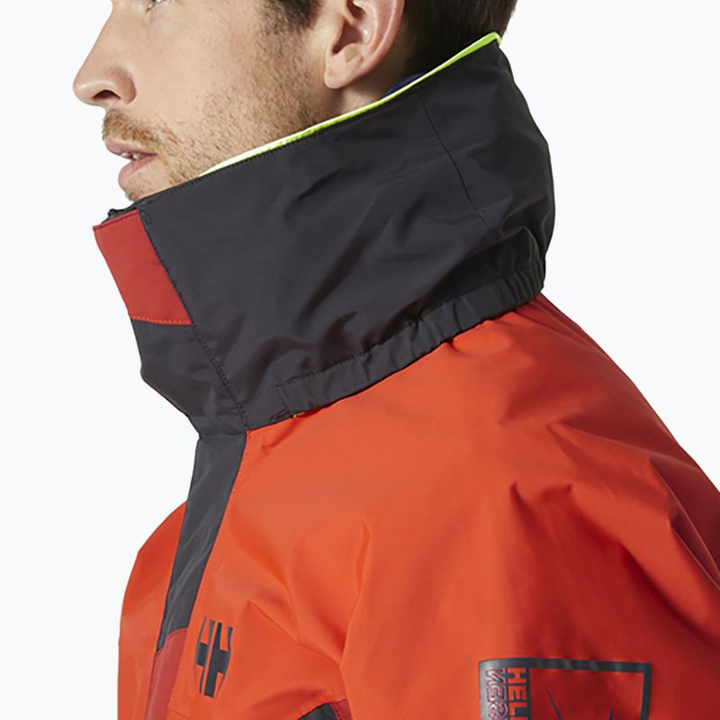 Pánská jachtařská bunda Helly Hansen Newport Coastal patrol orange 6