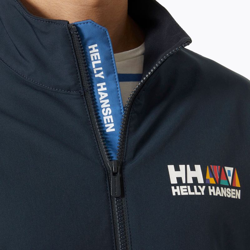 Pánská jachtařská bunda  Helly Hansen Newport Softshell azurite 3