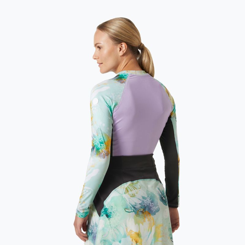 Dámské plavecké tričko longsleeve Helly Hansen Waterwear Rashguard jade esra 2