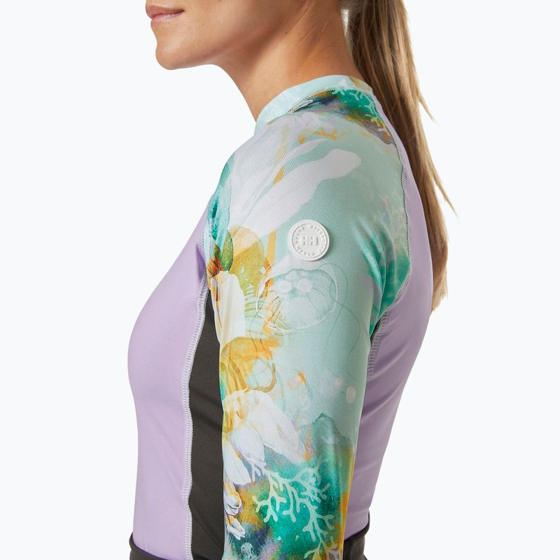Dámské plavecké tričko longsleeve Helly Hansen Waterwear Rashguard jade esra 3