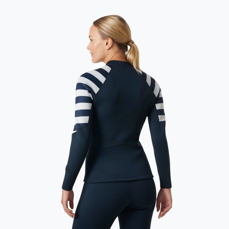 Dámská neoprenová bunda  Helly Hansen Waterwear 2.0 2 mm navy stripe 2