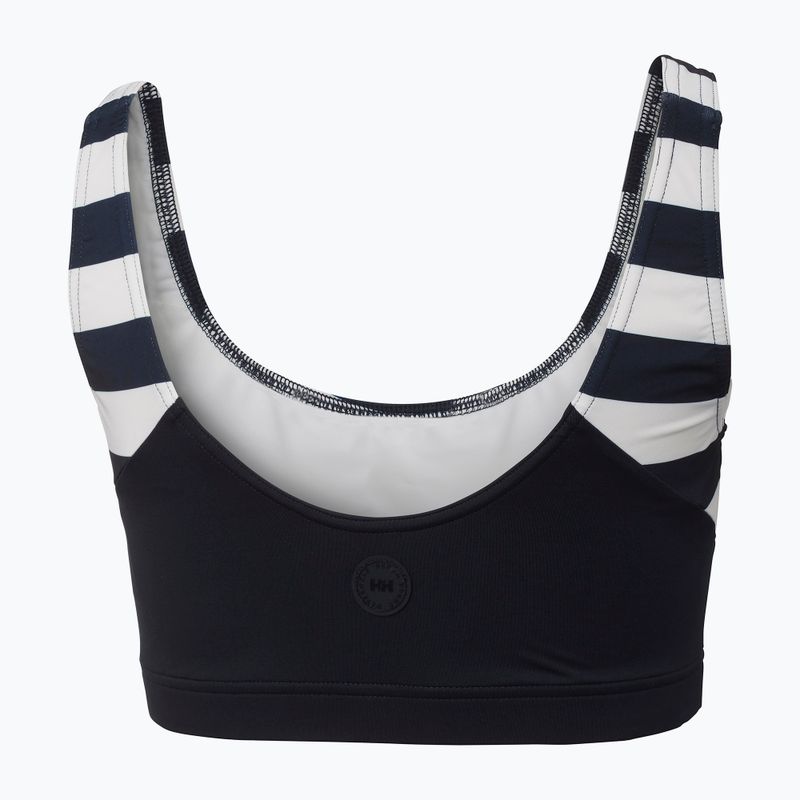 Horní díl plavek  Helly Hansen HP Bikini Top navy stripe 2