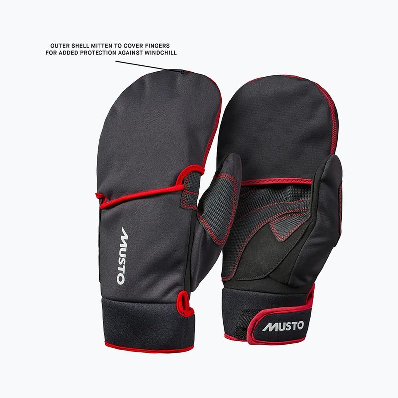 Jachtařské rukavice Musto Performance Winter 2.0 black 2