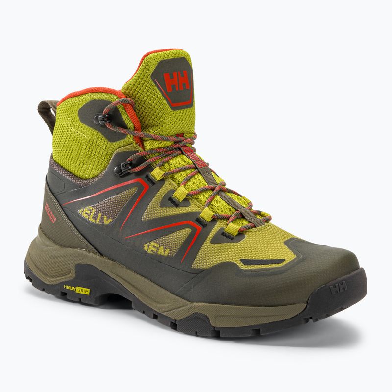 Helly Hansen Cascade Mid HT pánské trekové boty neon moss/utility green