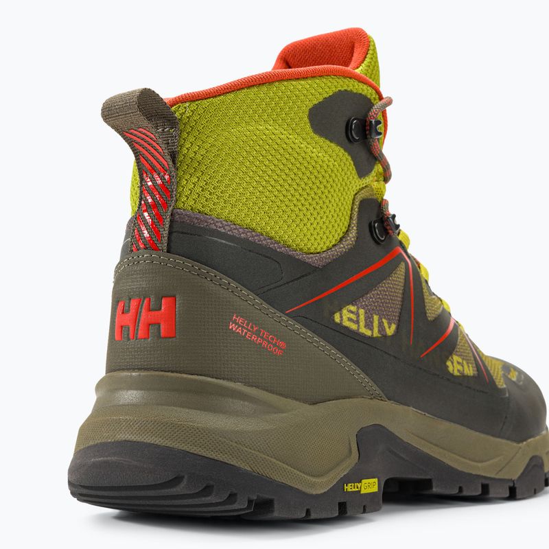 Helly Hansen Cascade Mid HT pánské trekové boty neon moss/utility green 11