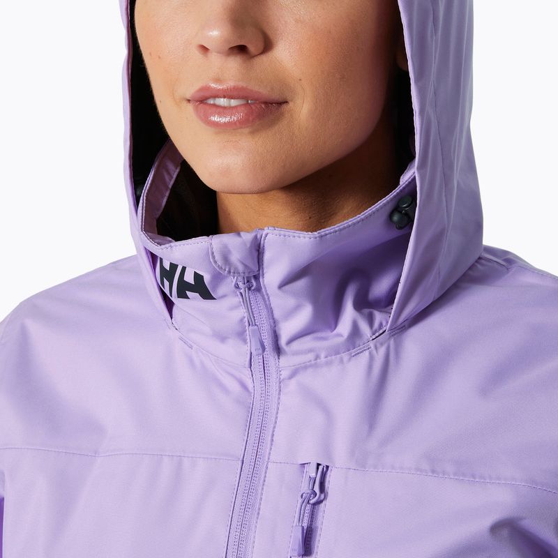 Dámská jachtařská bunda Helly Hansen Crew Hooded Midlayer heather 3