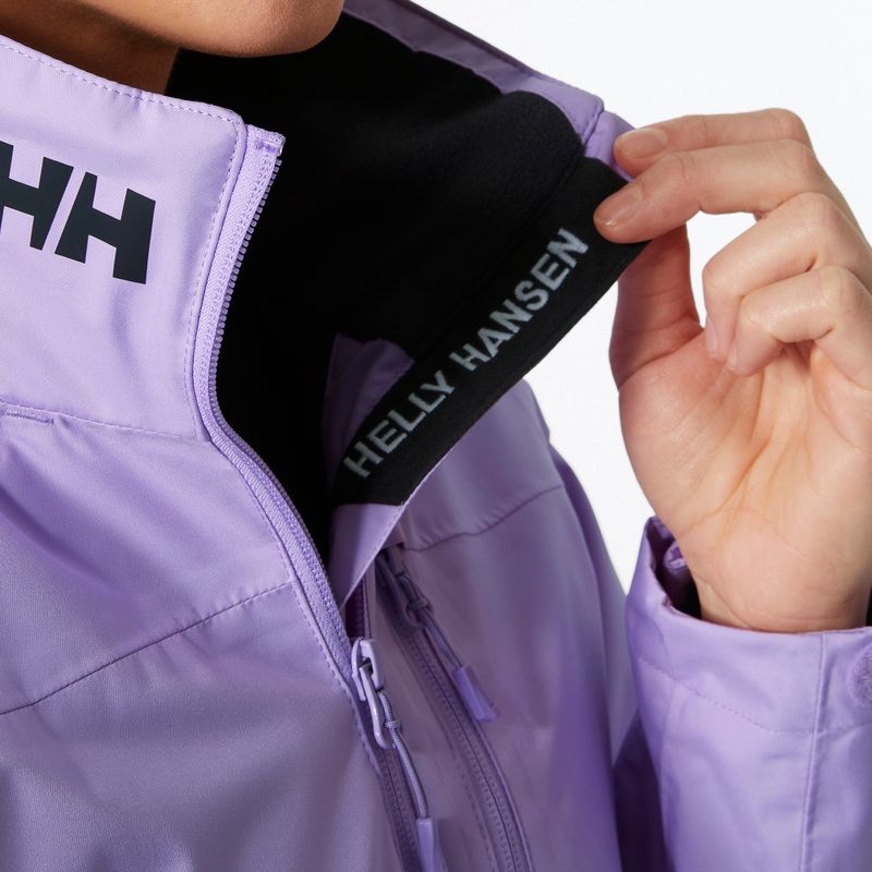 Dámská jachtařská bunda Helly Hansen Crew Hooded Midlayer heather 4