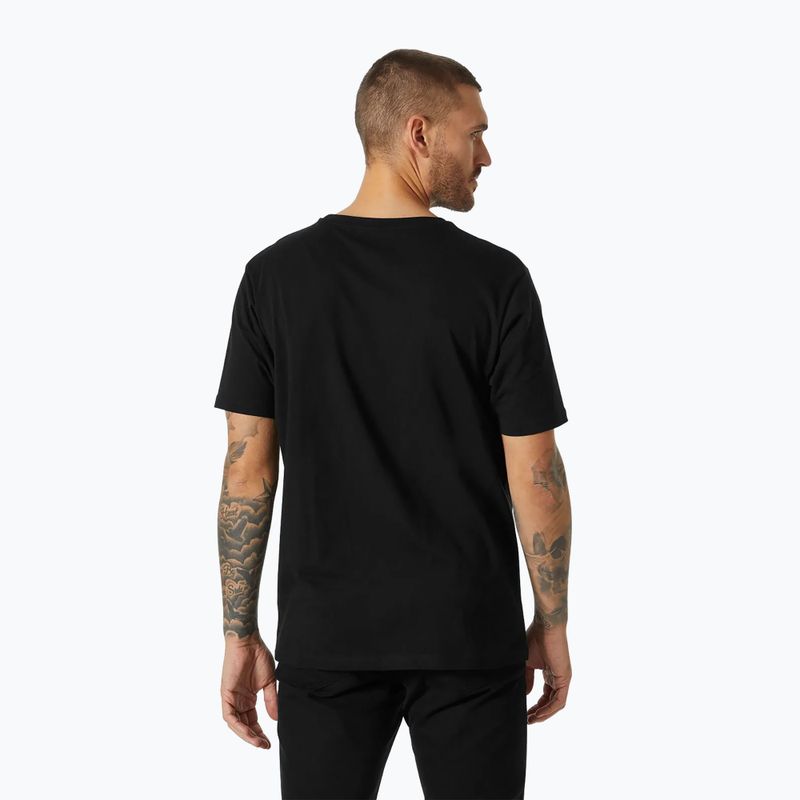 Pánské tričko   Helly Hansen HH Logo black 2