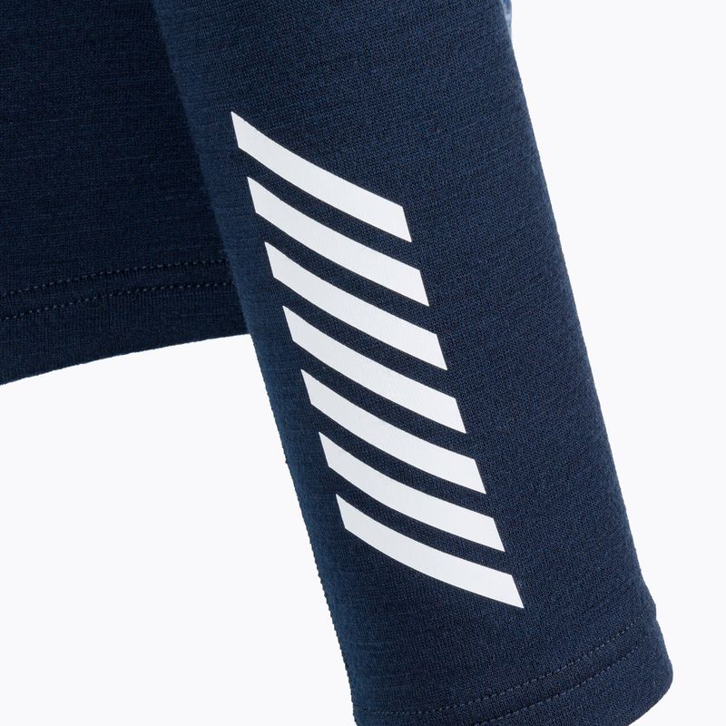 Dámská termoakční mikina Helly Hansen Lifa Merino Midweight Graphic Crew navy star pixel 7