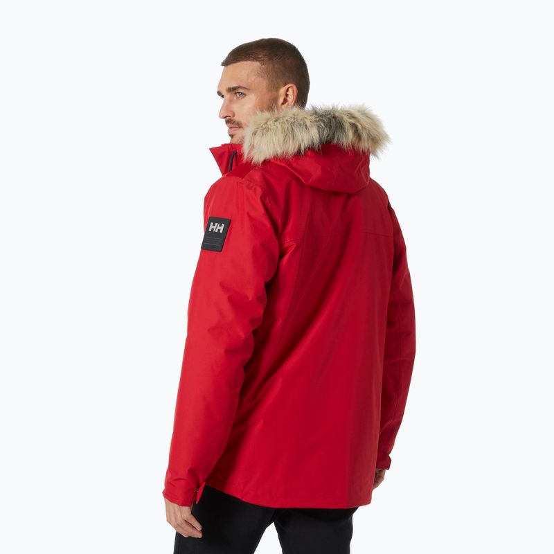 Helly Hansen pánská péřová bunda Coastal 3.0 Parka červená 2