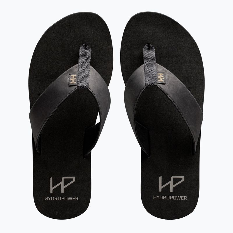 Pánské žabky Helly Hansen Seasand 2 Leather Sandals black / fallen rock 5