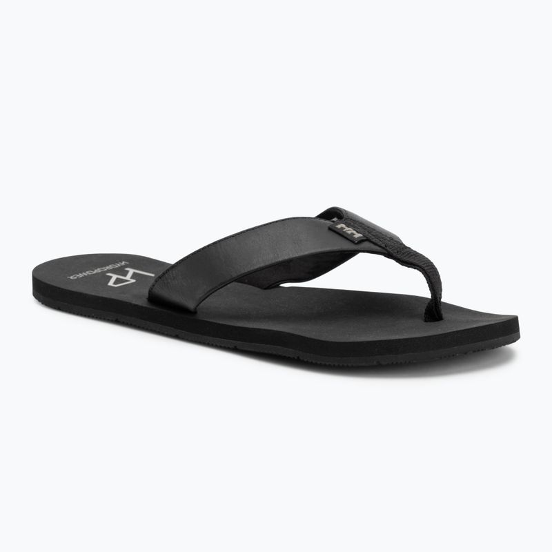 Pánské žabky Helly Hansen Seasand 2 Leather Sandals black / fallen rock