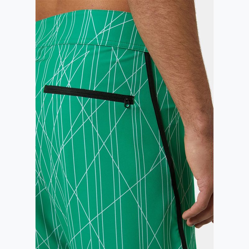 Pánské plavecké šortky Helly Hansen HP Curve Board 7” bright green 4