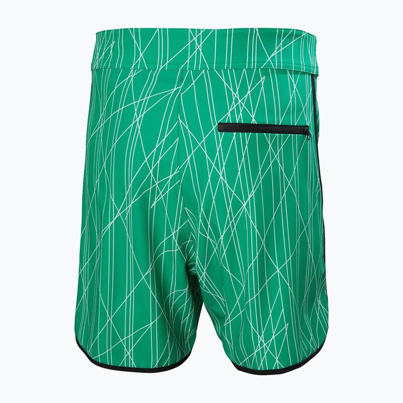 Pánské plavecké šortky Helly Hansen HP Curve Board 7” bright green 6