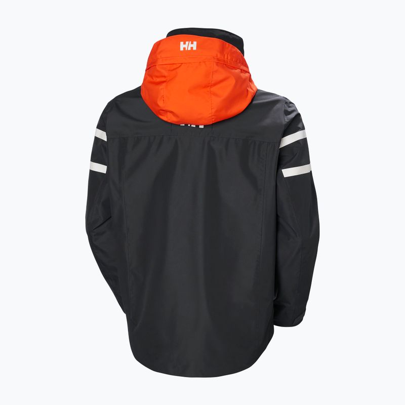 Pánská jachtařská bunda Helly Hansen Salt Inshore ebony 9