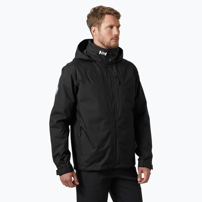 Pánská jachtařská bunda Helly Hansen Crew Hooded Midlayer 2 black