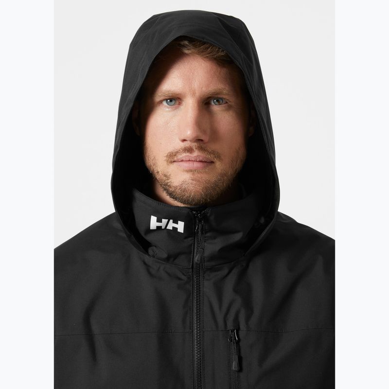 Pánská jachtařská bunda Helly Hansen Crew Hooded Midlayer 2 black 3