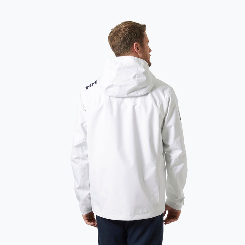 Pánská jachtařská bunda Helly Hansen Crew Hooded 2.0 white 2