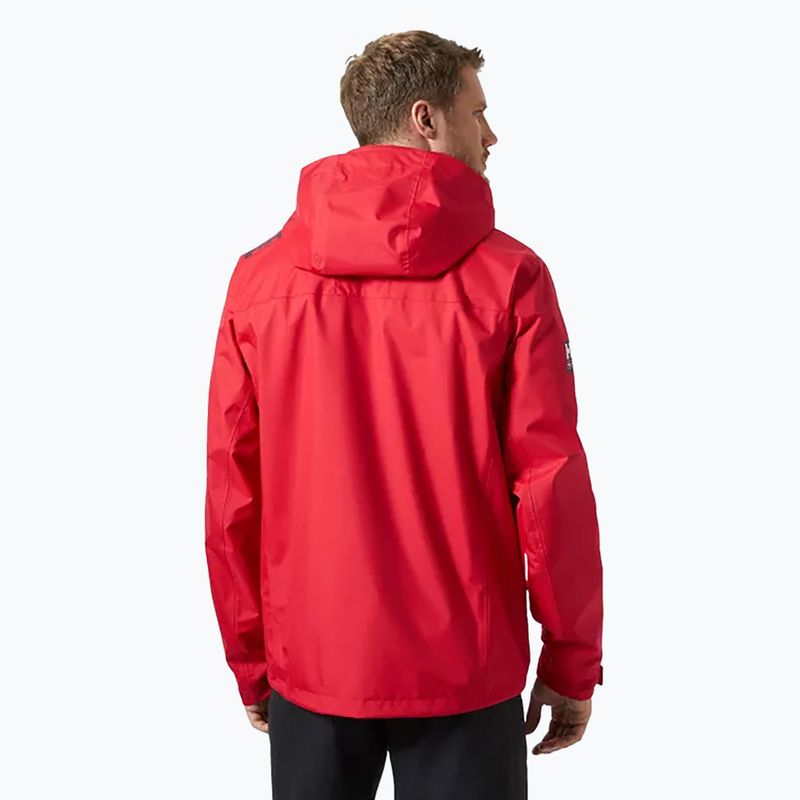 Pánská jachtařská bunda Helly Hansen Crew Hooded 2.0 red 2