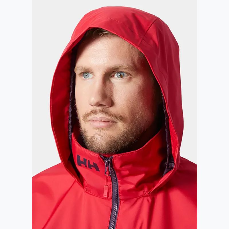 Pánská jachtařská bunda Helly Hansen Crew Hooded 2.0 red 3