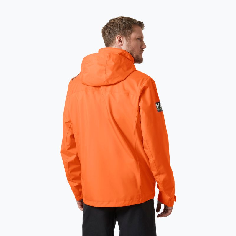 Pánská jachtařská bunda Helly Hansen Crew Hooded 2.0 flame 2