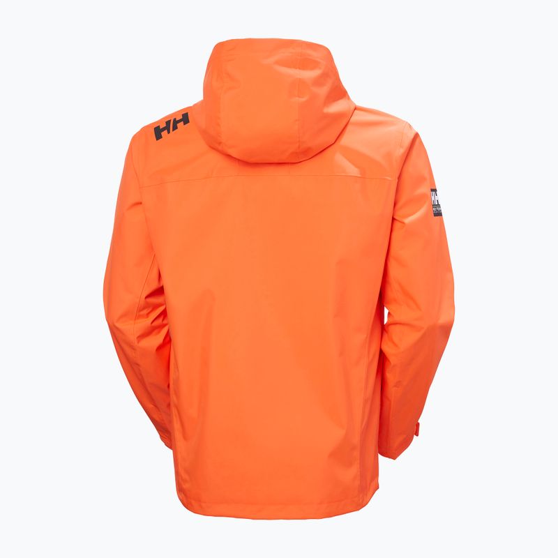 Pánská jachtařská bunda Helly Hansen Crew Hooded 2.0 flame 8