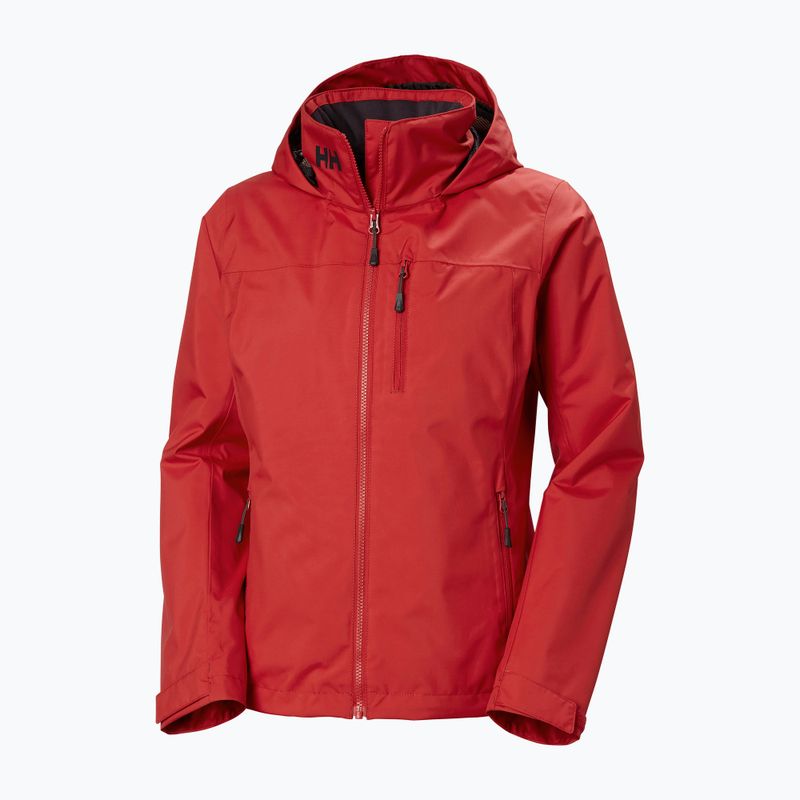 Dámská jachtařská bunda Helly Hansen Crew Hooded Midlayer 2.0 red