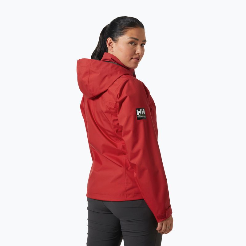 Dámská jachtařská bunda Helly Hansen Crew Hooded 2.0 red 2