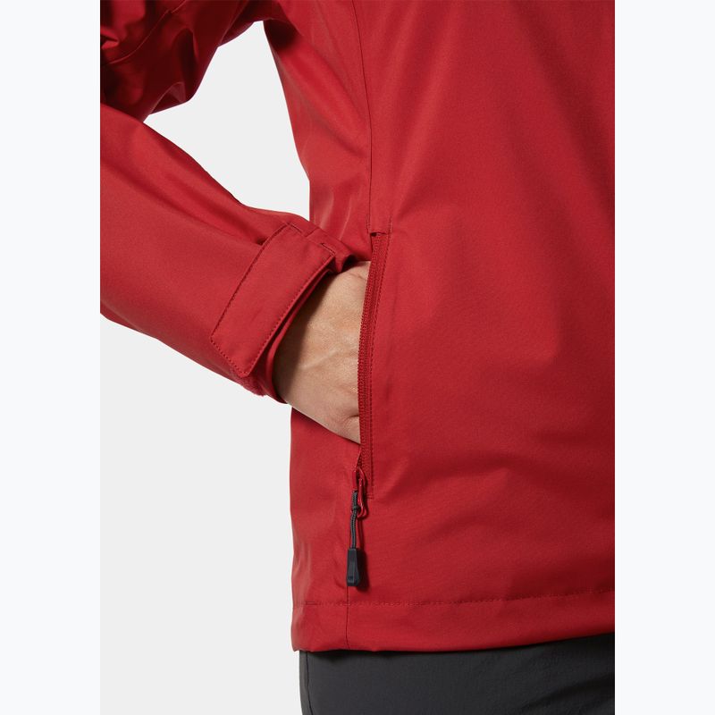 Dámská jachtařská bunda Helly Hansen Crew Hooded 2.0 red 4