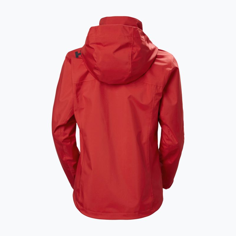 Dámská jachtařská bunda Helly Hansen Crew Hooded 2.0 red 7