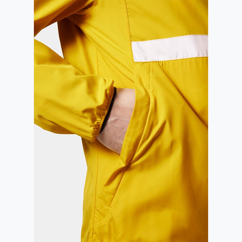Pánská jachtařská bunda  Helly Hansen Salt Striped Windbreaker gold rush 4
