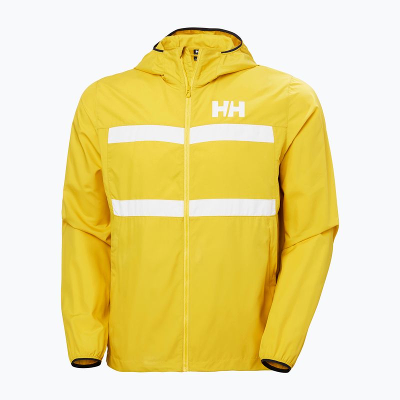 Pánská jachtařská bunda  Helly Hansen Salt Striped Windbreaker gold rush 5