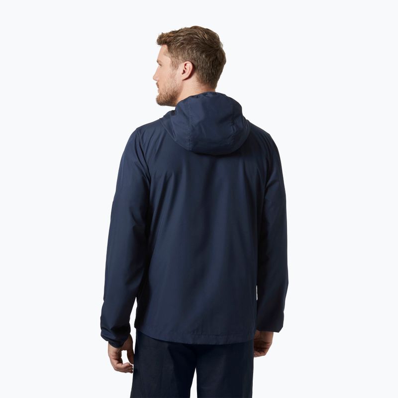 Pánská jachtařská bunda Helly Hansen Salt Striped Windbreaker navy 2