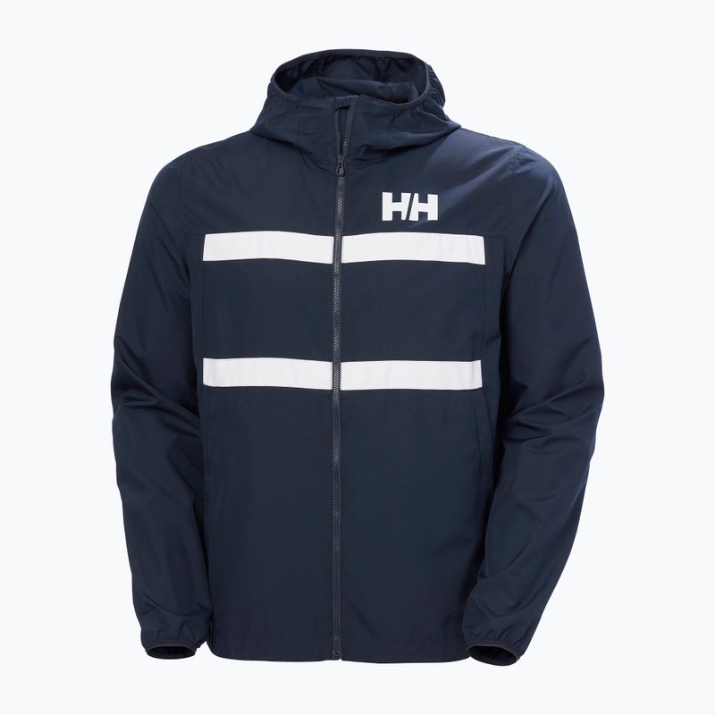 Pánská jachtařská bunda Helly Hansen Salt Striped Windbreaker navy 5