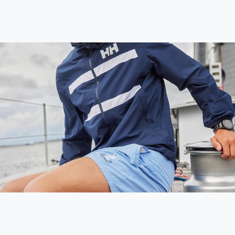 Pánská jachtařská bunda Helly Hansen Salt Striped Windbreaker navy 7