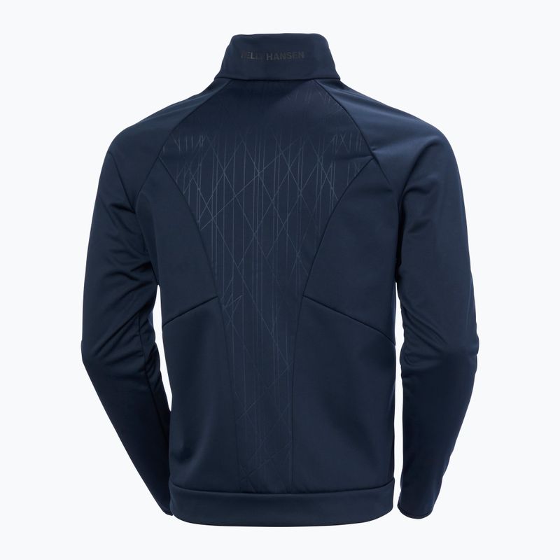 Pánská jachtařská mikina Helly Hansen Hp Windproof Fleece 2.0 navy 7