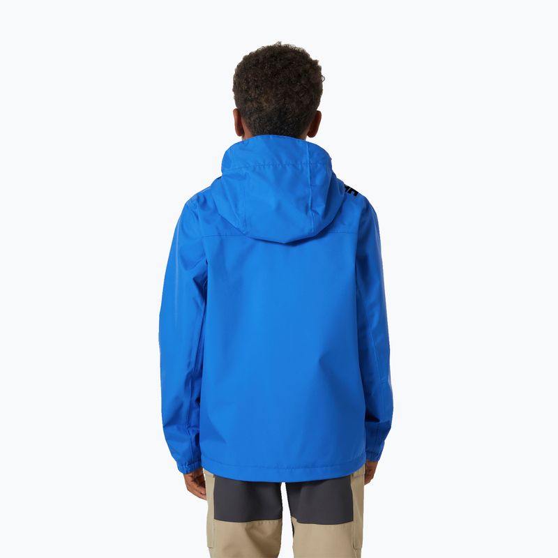 Dětská jachtařská bunda Helly Hansen Crew Hooded JR cobalt 2.0 2