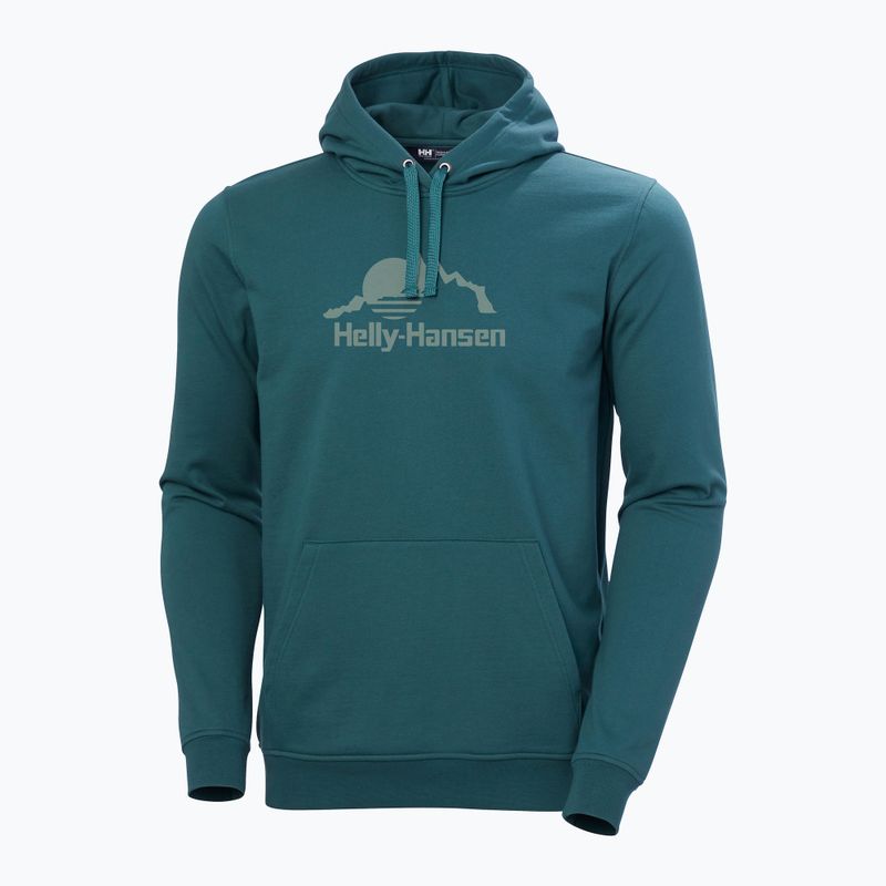 Pánská mikina Helly Hansen Nord Graphic Pull Over Hoodie dark creek 5