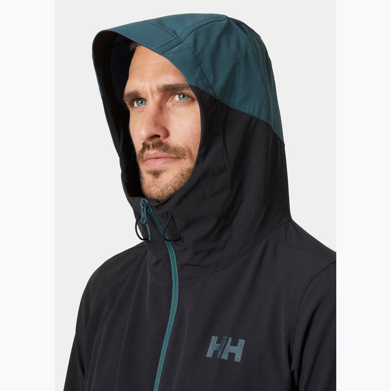 Pánská softshellová bunda Helly Hansen Blaze Softshell dark creek 3