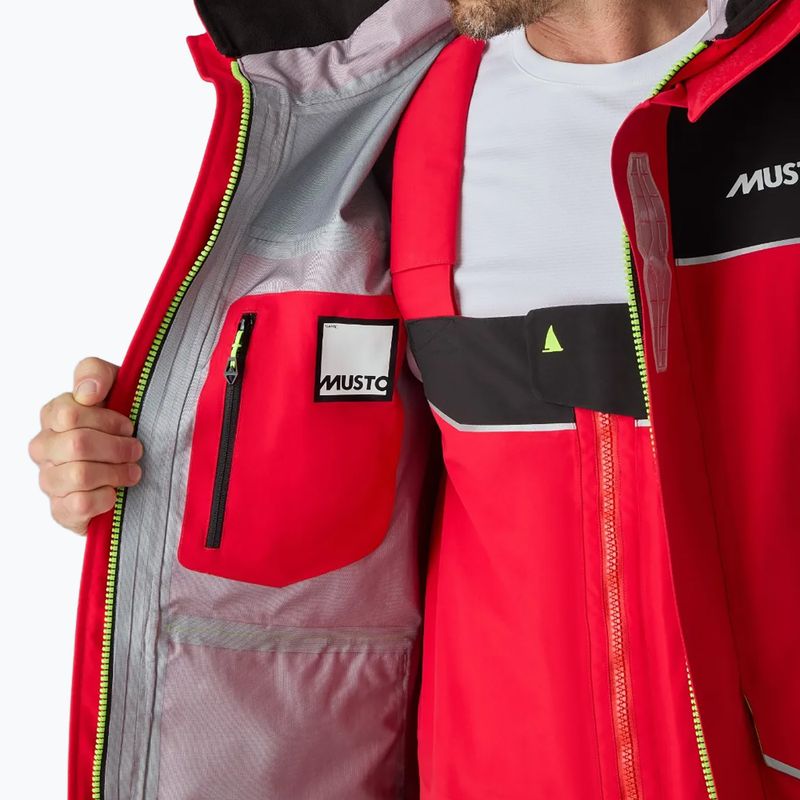 Pánská jachtařská bunda Musto BR3 Pertex Offshore true red 6
