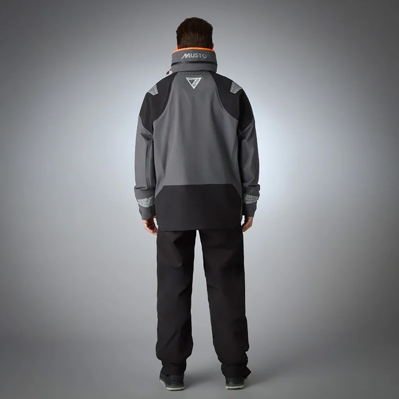Pánská jachtařská bunda Musto BR3 Pertex Offshore charcoal 5