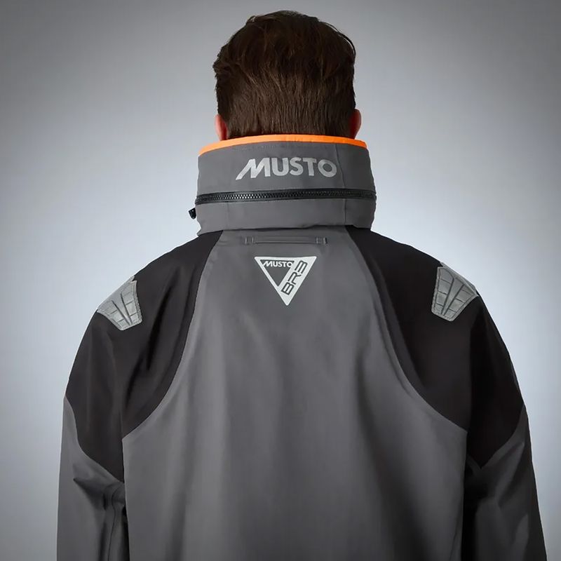 Pánská jachtařská bunda Musto BR3 Pertex Offshore charcoal 7