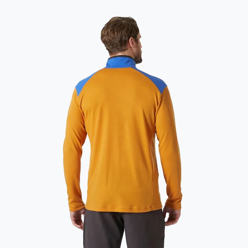 Pánská jachtařská mikina Helly Hansen HP 1/2 Zip Pullover mustard 2