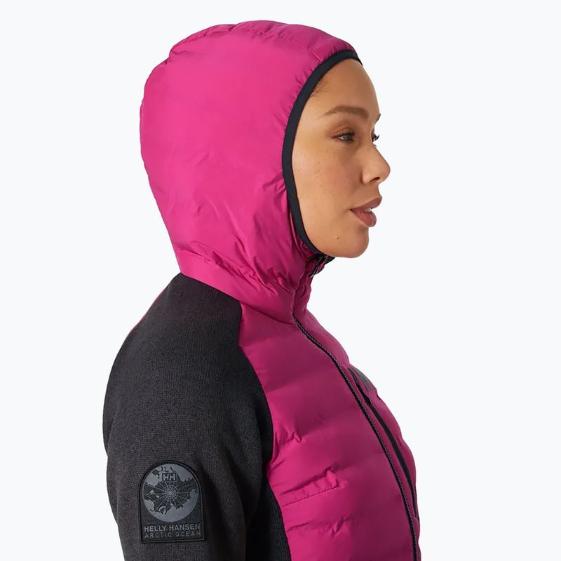 Dámská jachtařská bunda  Helly Hansen Arctic Ocean Hybrid Insulator magenta 2.0 3