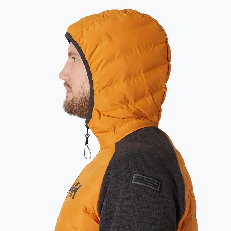 Pánská jachtařská bunda Helly Hansen Arctic Ocean Hybrid Insulator mustard 3