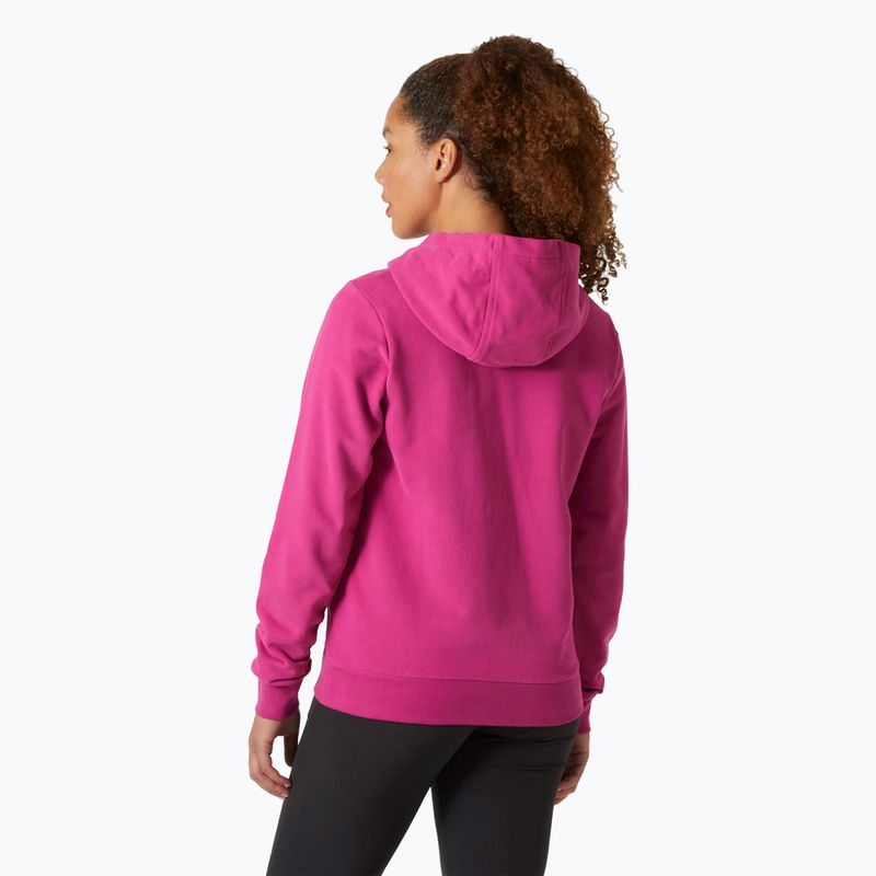 Dámská mikina Helly Hansen HH Logo Full Zip Hoodie 2.0 magenta 2.0 2