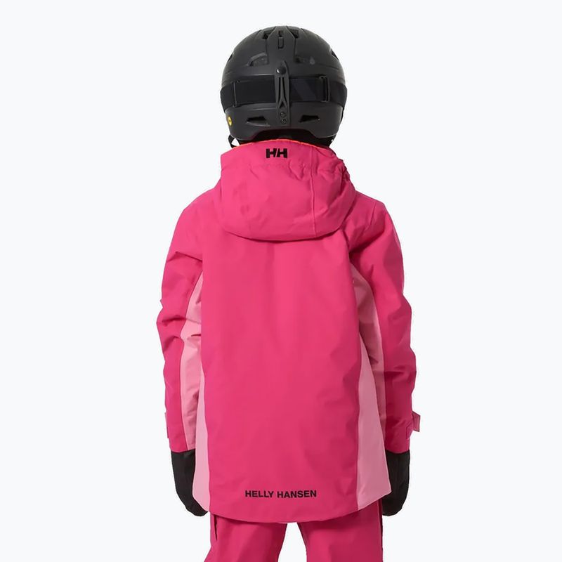 Dětská lyžařská bunda Helly Hansen Level sugar pink 2