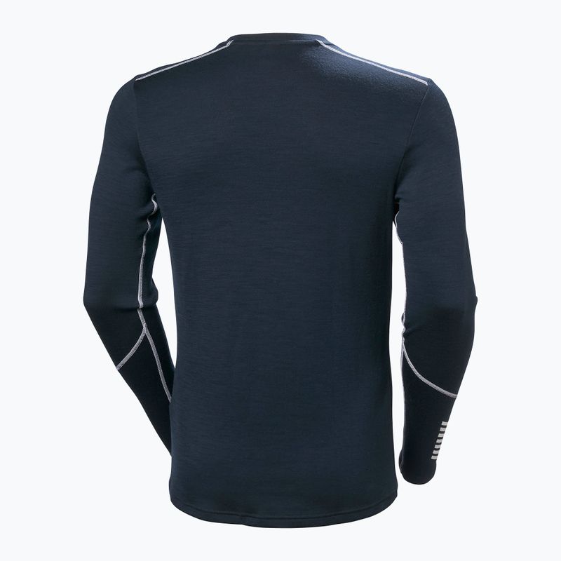 Pánské termo tričko Longsleeve Helly Hansen Lifa Merino Midweight Crew navy/600 6