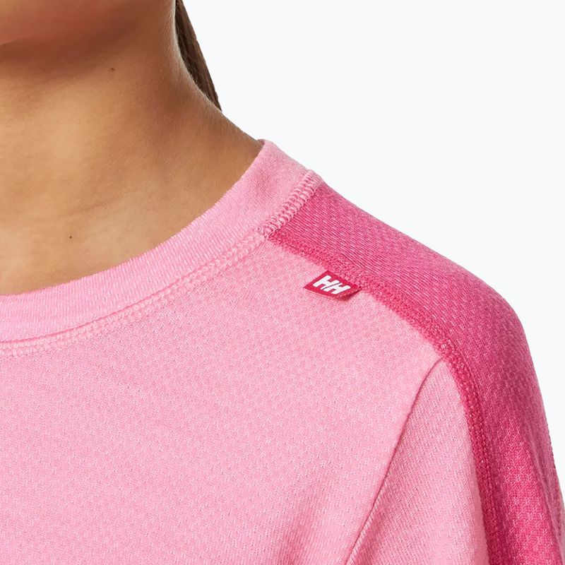 Sada dětského termoprádla Helly Hansen JR Lifa Merino Midweight sugar pink 3